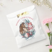 ホース雪だるまクリスマスウォーターエレガントカラー フェイバーバッグ (封をした状態)