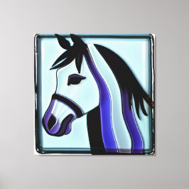 ホース顔キャンバスアート キャンバスプリント