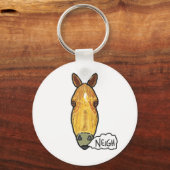 ホース顔ネイ キーホルダー (正面)