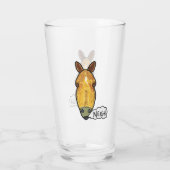 ホース顔ネイ タンブラーグラス (裏面)