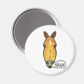 ホース顔ネイ マグネット (正面/裏面)