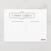 ホース顔 ポストカード (裏面)