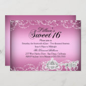 ホース&キャリッジプリンセステーマスウィート16招待状 招待状 (正面/裏面)