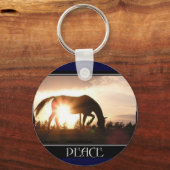 ホース&ピースキーチェーン キーホルダー (正面)