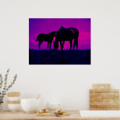 ホース&フィリーアートプリント ポスター (キッチン)