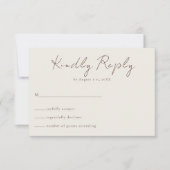 ホース&フローラウエスタンカントリーボホ結婚ズ 出欠カード (正面)