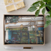 ホース&乳母車キャリッジダウンタウンデクページ 薄葉紙 (ギフト)