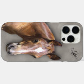 ホースiPhoneケース Case-Mate iPhoneケース (裏面 (横))