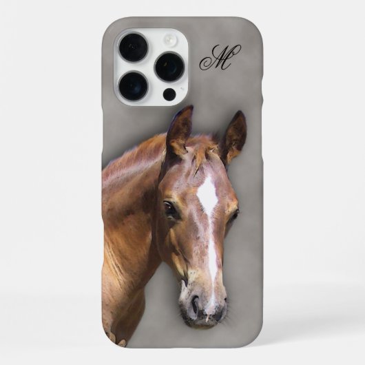 ホースiPhoneケース iPhoneケース (裏面)
