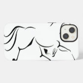ホースiPhoneケース iPhoneケース (裏面横)