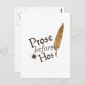 ホーズの前の散文 ポストカード (正面/裏面)