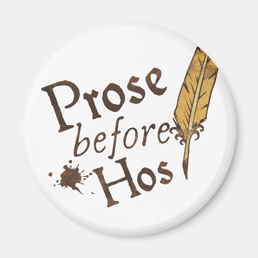 ホーズの前の散文 マグネット (正面)