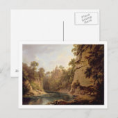 ホーソーンデン城，エジンバラ近く， c.1820-22 (油 ポストカード (正面/裏面)