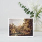 ホーソーンデン城，エジンバラ近く， c.1820-22 (油 ポストカード (スタンド正面)