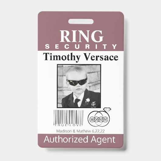 ホーソーンバラリングや輪ベアラセキュリティバッジ バッジ (正面)