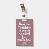 ホーソーンバラリングや輪ベアラセキュリティバッジ バッジ (裏面 （クリップ付）)