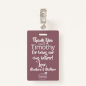 ホーソーンバラリングや輪ベアラセキュリティバッジ バッジ (裏面クリップ)