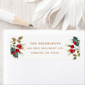 ホーソーンベリー差出人住所ラベル ラベル (インサイチュ)