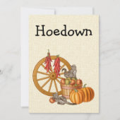 ホーダウン 招待状 (正面)