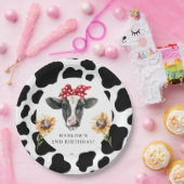 ホーチカウカントリーファームサンフラワー誕生日 ペーパープレート (パーティー)