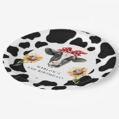 ホーチカウカントリーファームサンフラワー誕生日 ペーパープレート (アングル)