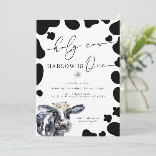 ホーチカウカントリーファームファースト誕生日 招待状