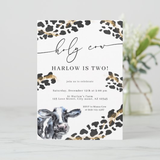 ホーチカウカントリーファーム誕生日招待状 招待状 (スタンド正面)