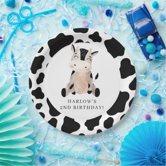 ホーチカウカントリーファーム誕生日 ペーパープレート (パーティー)