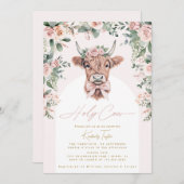 ホーチカウハイランドカウボホブライダルシャワー 招待状 (正面/裏面)