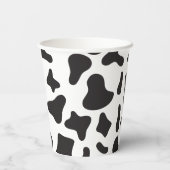 ホーチカウピンクデイジー牛プリント誕生日 紙コップ (裏面)