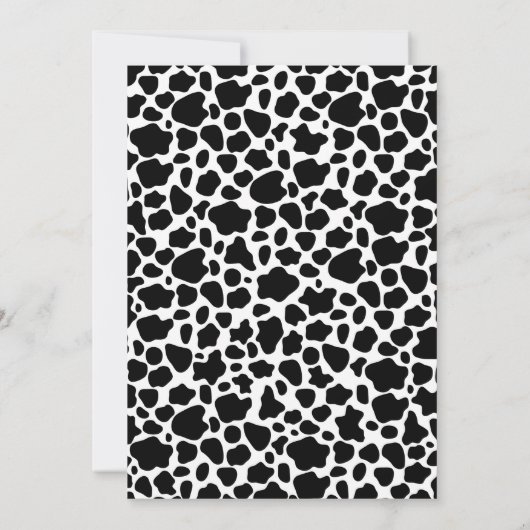 ホーチカウボー男女兼用ホベイビーシャワーファーム 招待状 (裏面)