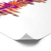 ホーチミンシティベトナムスカイライン ポスター (角)