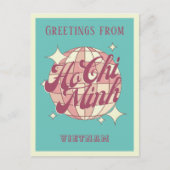 ホーチミンシティベトナムバケーションレトロポストカー ポストカード (正面)