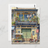 ホーチミン市の家 ポストカード (正面/裏面)