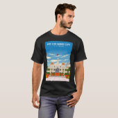 ホーチミン市ベトナム旅行ポスター Tシャツ (正面フル)