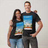 ホーチミン市ベトナム旅行ポスター Tシャツ (ユニセックス)