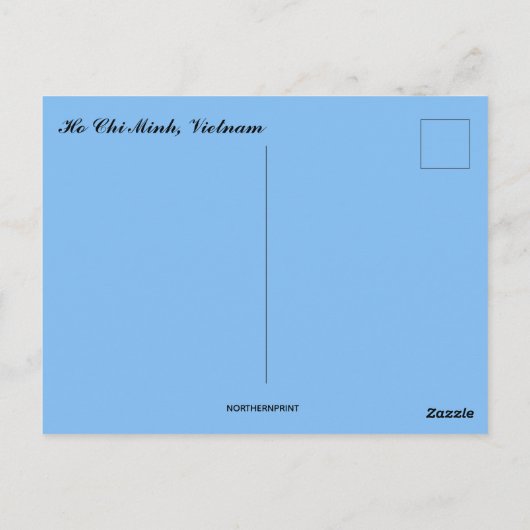 ホーチミン市夜景 ポストカード (裏面)