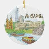 ホーチミン セラミックオーナメント (裏面)