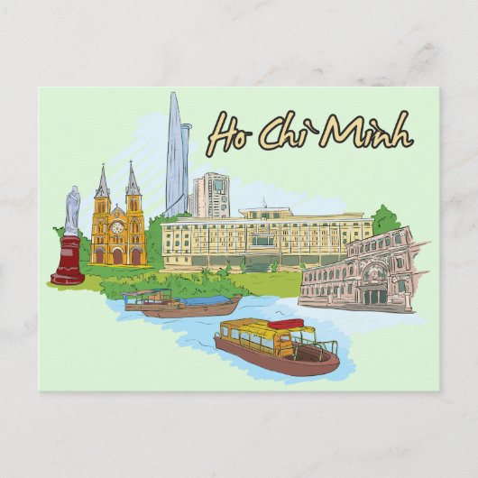 ホーチミンVietnamはがき ポストカード (正面)