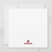 ホーテモダンナニースクエアパーティの招待状 招待状 (裏面)