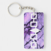 ホーデノサヌー連邦国旗 キーホルダー (正面)