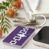 ホーデノサヌー連邦国旗 キーホルダー (正面右)