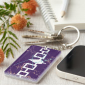 ホーデノサヌー連邦国旗 キーホルダー (正面右)