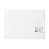 ホートロン結婚ブロッサムのラップのまわりにレーベル ラップアラウンド宛名ラベル (裏面)