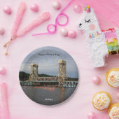 ホートンハンコックブリッジアットダスク紙プレート ペーパープレート (パーティー)