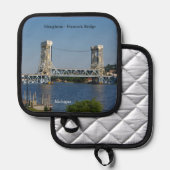 ホートンハンコックブリッジポットホルダー 鍋敷き (正面/裏面)