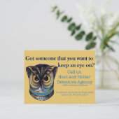 ホート・ホラー探偵事務所 ポストカード (スタンド正面)