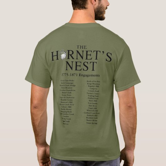 ホーネットの網 Tシャツ (裏面)