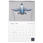 ホーネット100 - RCAF CF-18デモチーム カレンダー (2月 2027)