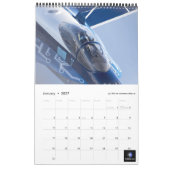 ホーネット100 - RCAF CF-18デモチーム カレンダー (1月 2027)